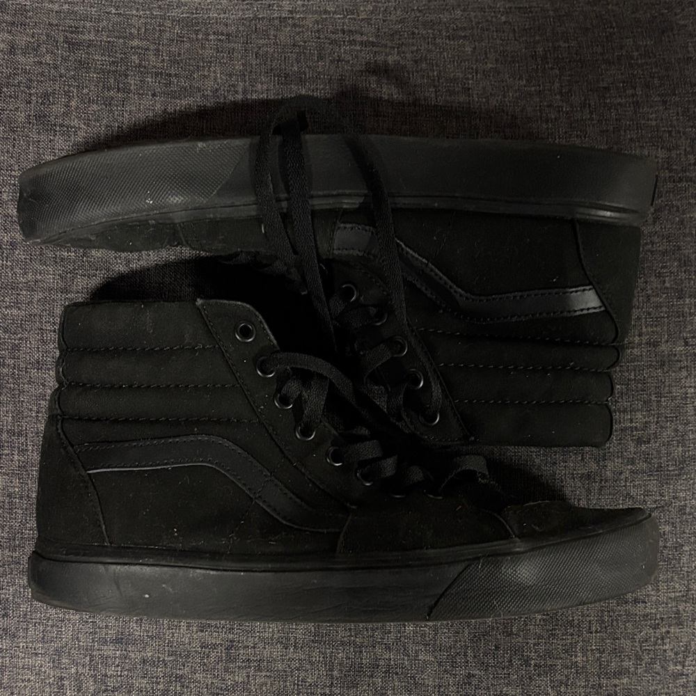 Vans Men's All-Black High-Top Sneakers